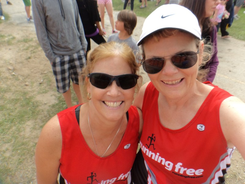 All smiles waiting for our time to run.