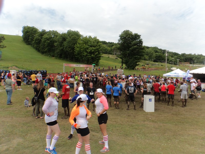 Not too many people finishing at 10:30 but they are on their way