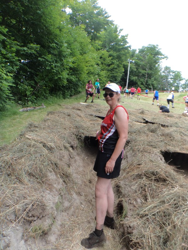 Debating the best way to get through this tunnel.