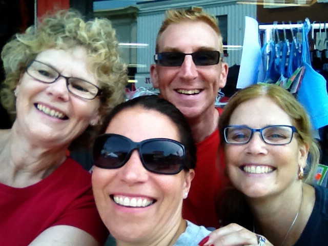 Canada Day friends stopping by.