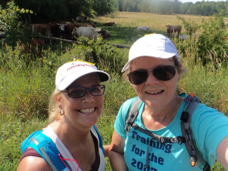 Smiles at the turn around cows!