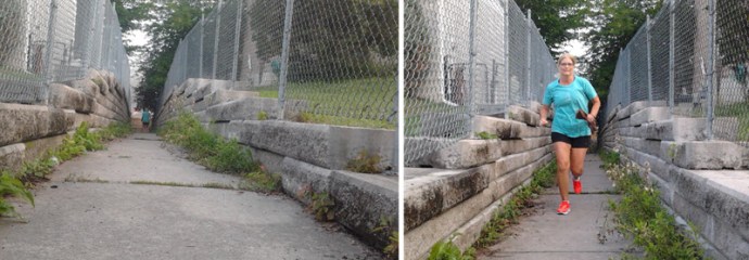 Hills - Down and up. 